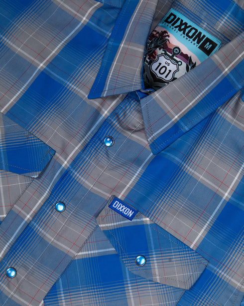 101 BAMBOO SHORT SLEEVE BUTTON UP - MENS